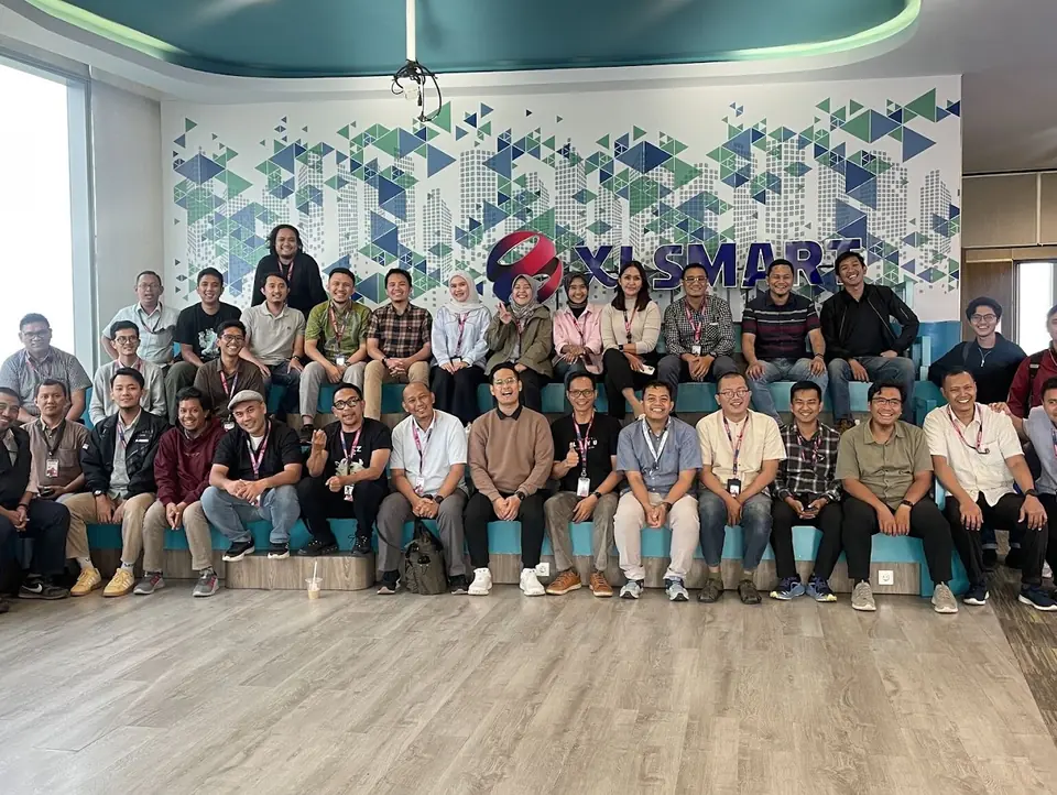 Peserta training Power BI grup INSYNTIVE di XLSMART